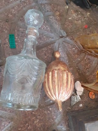 Lote de Objetos Decorativos Antiguos