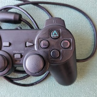 Controller PlayStation 2 PS2 Nero non ufficiale