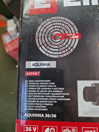 Bomba de jardín Einhell AQUINNA 36/30
