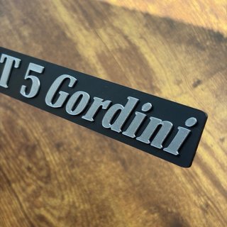 Renault 5 Gordini Emblema Maletero