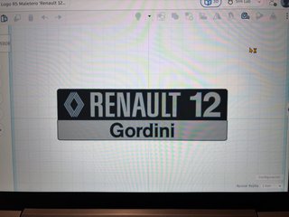 Renault 5 Gordini Emblema Maletero