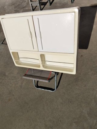 Armario Baño Autocaravana/Camper Beige/Blanco