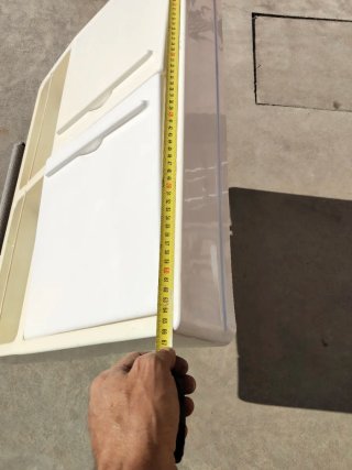 Armario Baño Autocaravana/Camper Beige/Blanco