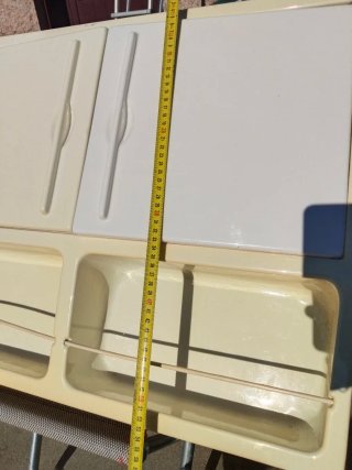 Armario Baño Autocaravana/Camper Beige/Blanco