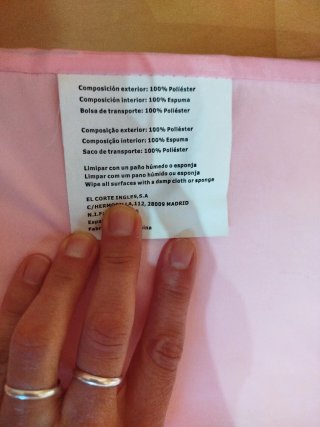 Colchón cuna plegable infantil