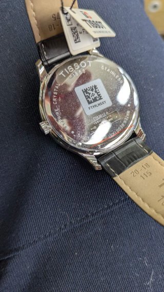 Orologio Tissot Uomo Nero e Argento
