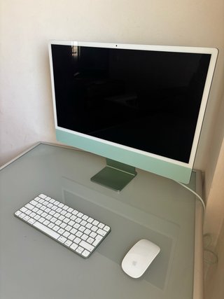 iMac Apple Verde y Blanco Nuevo