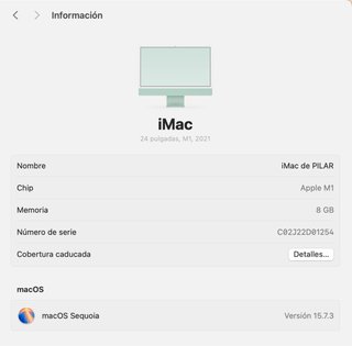 iMac Apple Verde y Blanco Nuevo