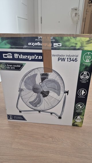 Ventilador industrial 135W 3 velocidades
