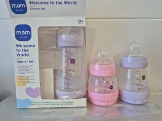Pack 2 Biberones Mam Easy Start Anti-Colic + 1 bib