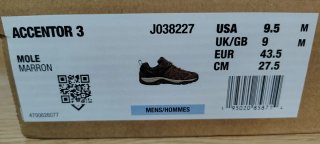 Zapatillas Merrell Accentor 3 Talla 43,5