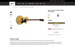 Gibson Les Paul Junior Custom Shop Mod collection