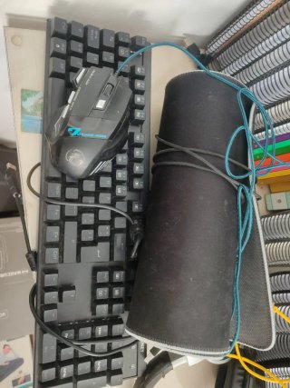 Set Teclado Mecánico, Ratón y Alfombrilla Gaming