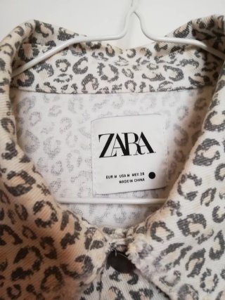 Chaqueta Estampada Zara