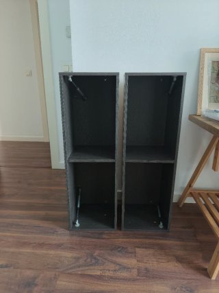 Estanterías Modulares Madera y Plástico