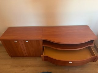 Mueble TV madera color roble