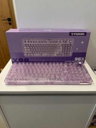 Teclado Mecánico YUNZII X98 Transparente