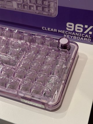 Teclado Mecánico YUNZII X98 Transparente
