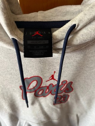 Sudadera Jordan Gris Talla XS
