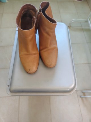 Botines Mango Marrones Talla 38