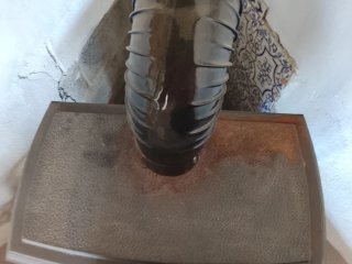 Chimenea Hierro Fundido Puerta Cristal
