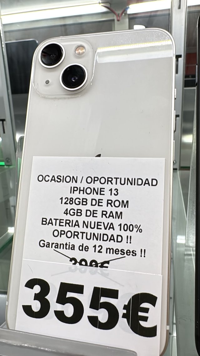 iPhone 13 128GB Azul - Batería Nueva 100%