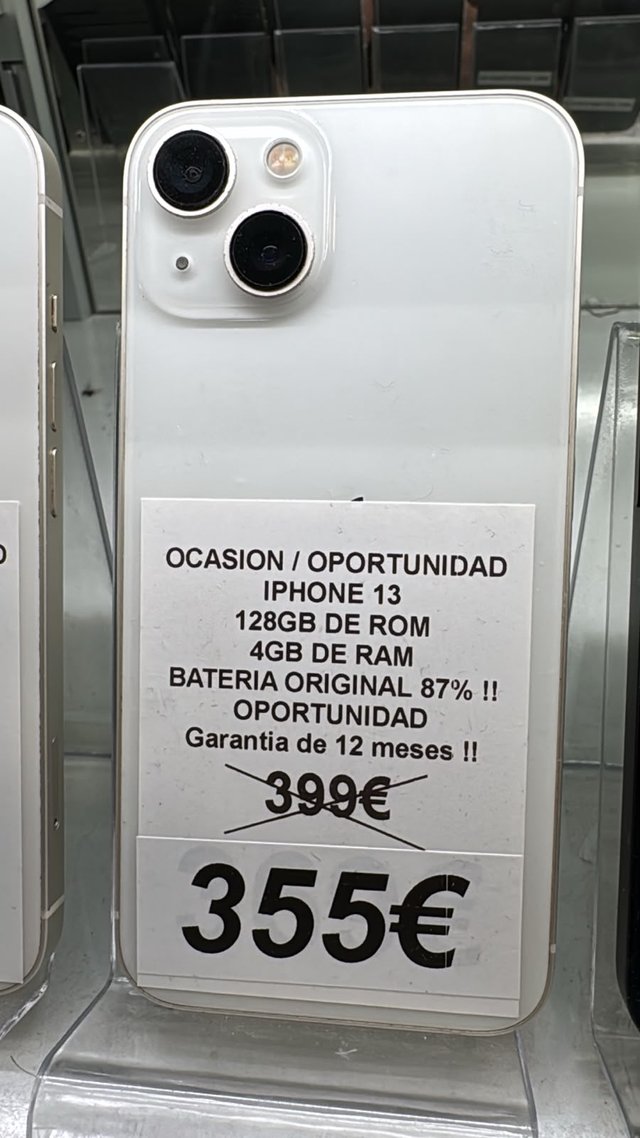 iPhone 13 128GB Azul - Batería Nueva 100%