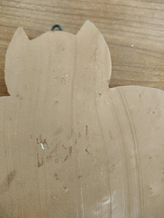 Appendi chiavi a forma di gufo in terracotta
