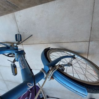 Bicicleta Plegable Azul Hercules