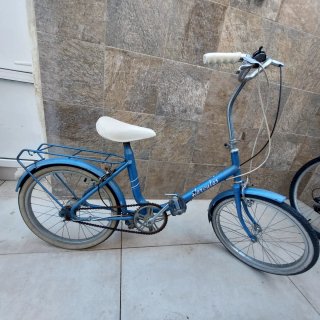 Bicicleta Plegable Azul Hercules