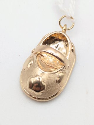 Colgante Oro 18k Zapato Bebé