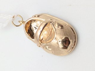 Colgante Oro 18k Zapato Bebé
