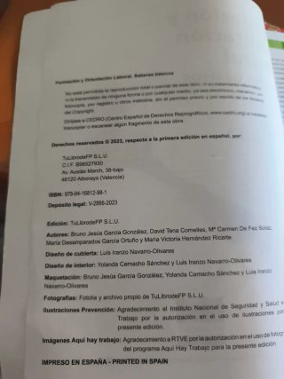 Formación y orientación laboral saberes básicos...