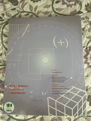 Libro Física y Quimica 1 Bachillerato