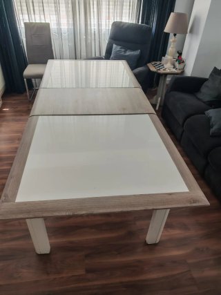 Mesa extensible madera