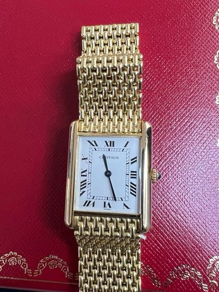 Cartier Tank Louis 18k Vintage Reloj Oro