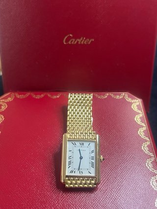 Cartier Tank Louis 18k Vintage Reloj Oro