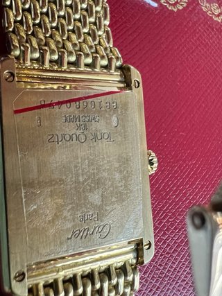 Cartier Tank Louis 18k Vintage Reloj Oro