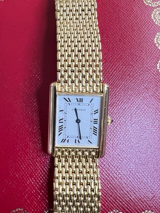 Cartier Tank Louis 18k Vintage Reloj Oro