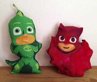 2 mini cuscini dei PJ Masks