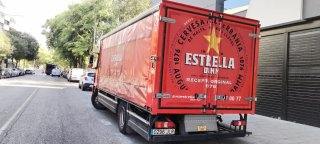 Camion Mercedes botellero año 2016.carga 10 palet