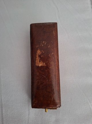 Broche Antiguo Plata Ley y Perlas con Caja