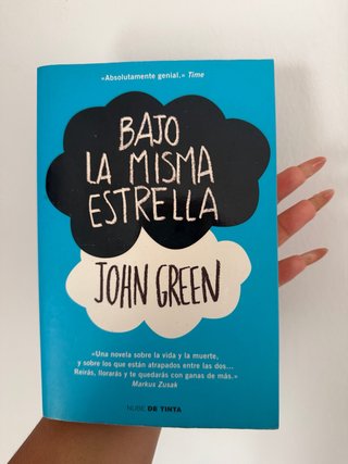 Bajo la misma estrella, libro.