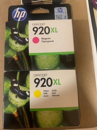 2 Cartuchos HP 920XL Magenta y Amarillo