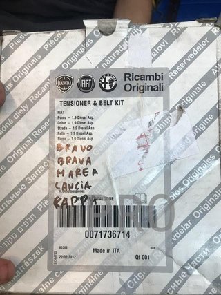 Kit distribucion fiat lancia nuevo