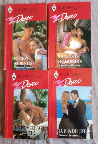 Lote 4 Novelas Harlequin Deseo