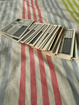 Lote 75 Cromos Harry Potter Cáliz Fuego