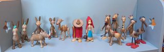 Figuritas de madera artesanales