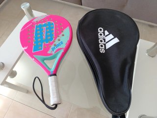 Pala de Pádel Prince para Niña con Funda Adidas