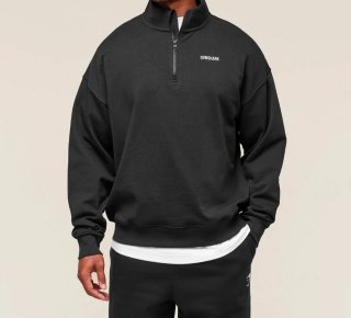 Sudadera Gymshark Restday 1/4 Zip Negra